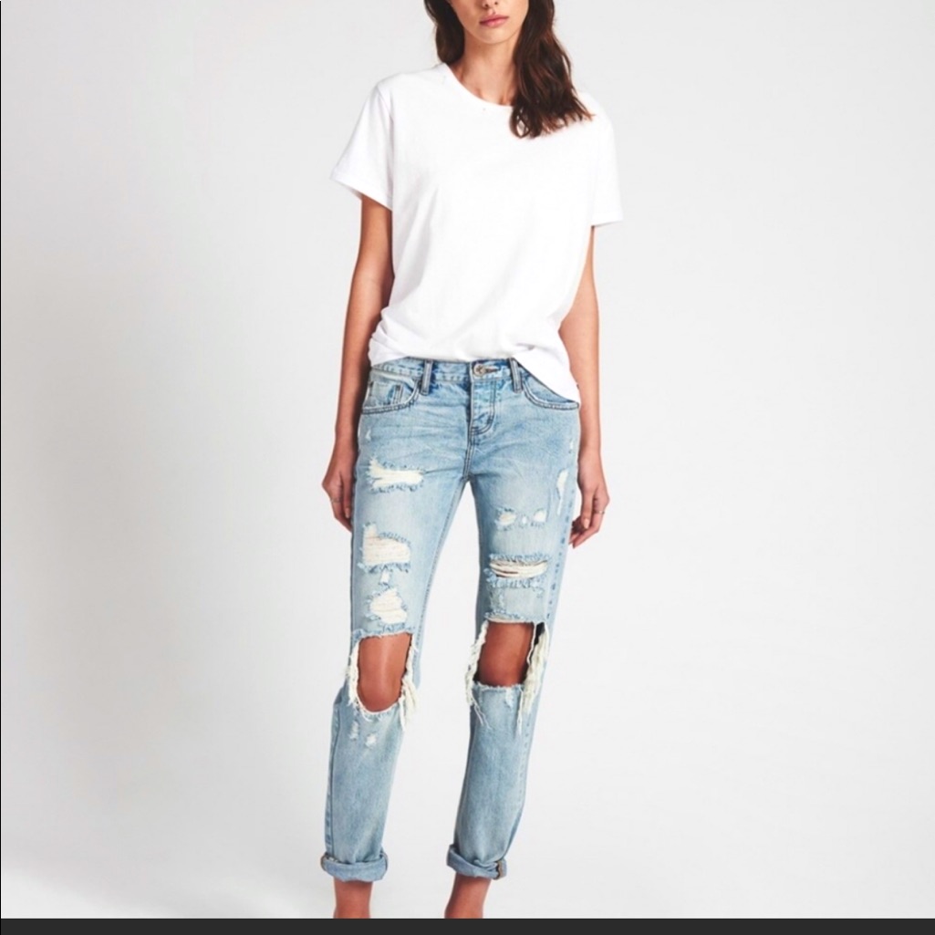 One Teaspoon Freebird Skinny Jeans Sz 27 Like New!